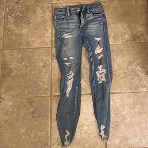 American Eagle Ripped Skinny Jeans
